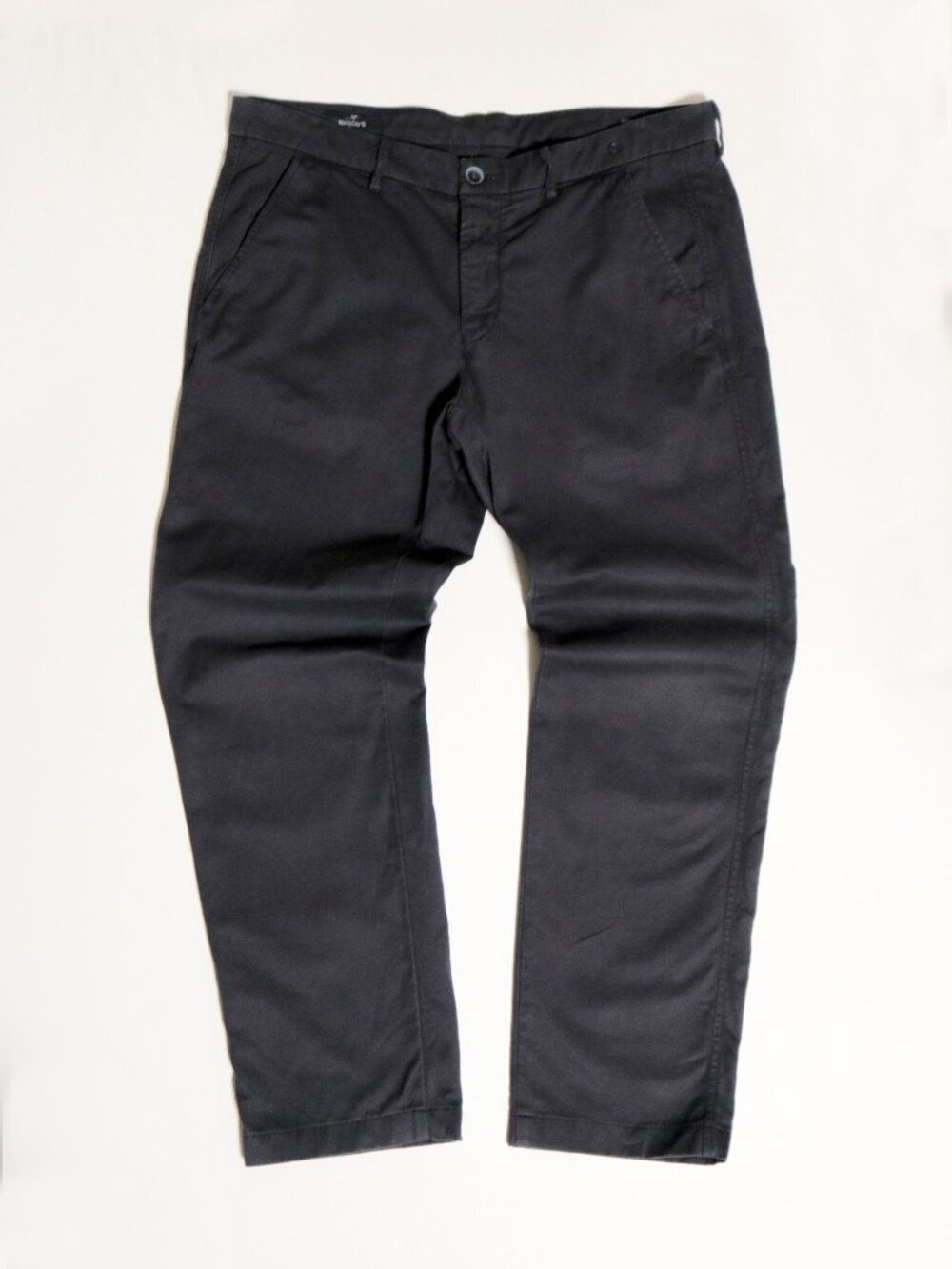 AS IS (minor loose thread) MASON'S 35x29 Men's Torino Jersey Casual Black Chinos